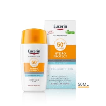 EUCERIN īpaši viegls sejas fluīds Sun Hydro Protect SPF50, 50 ml