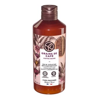 YVES ROCHER dušas gels ar dabīgu kafijas pupiņu ekstraktu, 400 ml