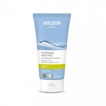 WELEDA attīrošs gels problemātiskai sejas ādai NATURALLY CLEAR, 100 ml
