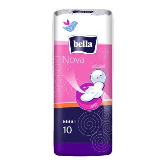 BELLA гигиенические пакеты NOVA SOFT AIR, 10 шт.