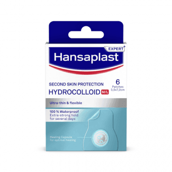 HANSAPLAST гидроколлоидные пластыри SECOND SKIN PROT, 6 шт.