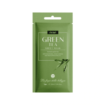 ERNE тканевая маска для лица GREEN TEA, 22 мл