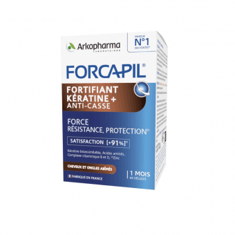 FORCAPIL kapsulas KERATINE+ FORTIFIANT, 60 gab.