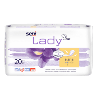 SENI LADY uroloģiskie ieliktnīši sievietēm MINI, 2 piles, 20 gab.