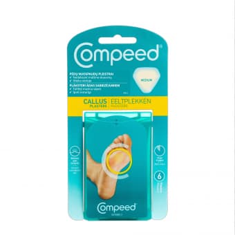 Гидроколлоидные пластыри COMPEED от утолщений на коже, 6 шт.