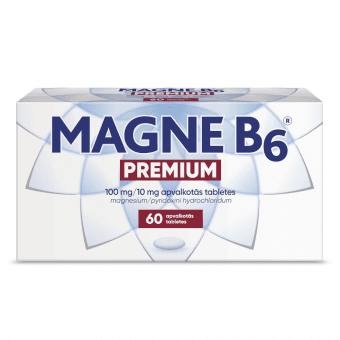 MAGNE B6 PREMIUM 100 mg/10 mg (magnijs) apvalkotās tabletes, N60