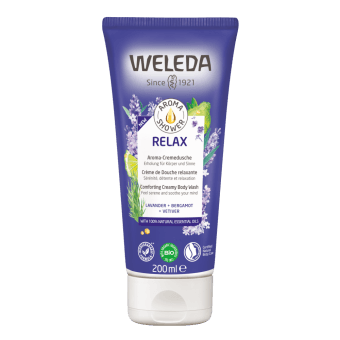 WELEDA krēmveida mazgāšanās līdzeklis AROMA RELAX, 200 ml