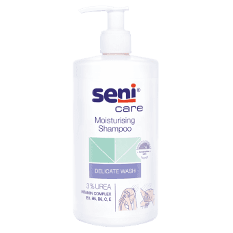 SENI CARE mitrinošs šampūns visiem matu tipiem 3% UREA, 500 ml