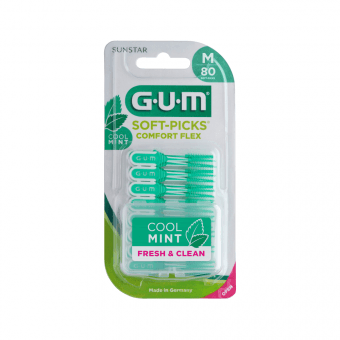 GUM межзубная щётка SOFT-PICKS COMFORT FLEX MINTY, M, 80 шт.