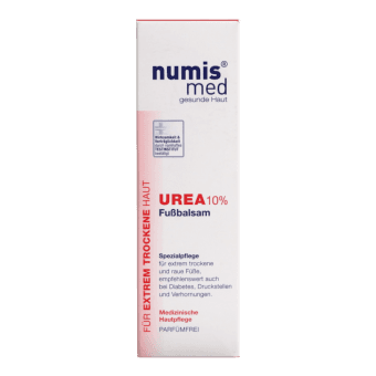 NUMIS MED krēms kājām ļoti sausai, raupjai un saplaisājušai pēdu ādai 10% UREA, 100 ml