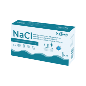 KIDSMED fizioloģiskais šķīdums (daudzfunkcionāls) 5x, 20 gab.