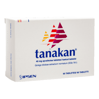 TANAKAN 40 mg apvalkotās tabletes, N90