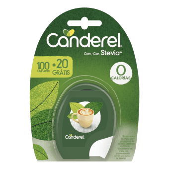 CANDEREL подсластитель GREEN STEVIA, 120 растворимые таблетки