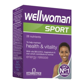 WELLWOMAN SPORT & FITNESS tabletes, 30 gab.