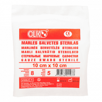 OLKO marles salvetes 10x10cm, 8 kārtas, 5 gab.