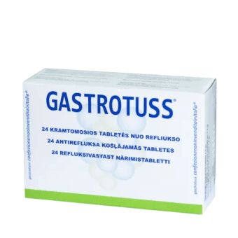 GASTROSTUSS, 24 жевательные таблетки