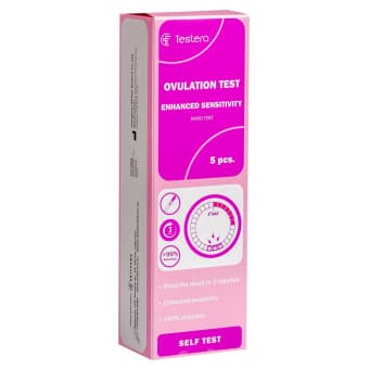 TESTERA LH экспресс-тест на овуляцию MIDSTREAM, 5 шт.
