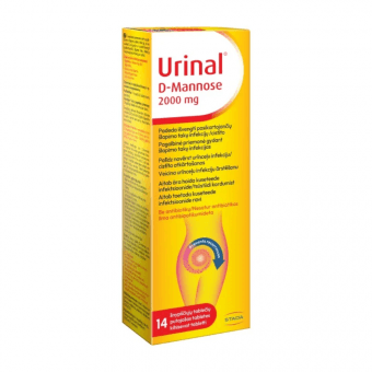 URINAL шипучие таблетки D MANNOSE, 14 шт.