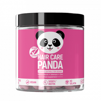 HAIR CARE PANDA пищевая добавка для волос VEGAN GUMMIES, 60 шт.