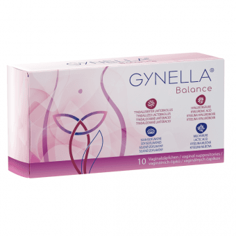 GYNELLA vaginālās svecītes BALANCE, 10 gab.