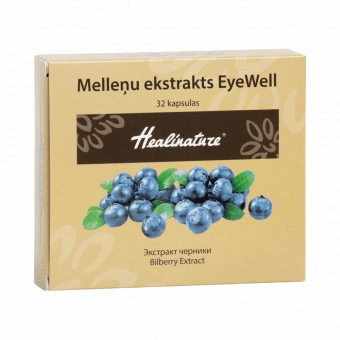 HEALINATURE Melleņu ekstrakts EYE WELL, 32 kapsulas