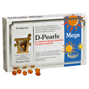 D-PEARLS MEGA капсулы, 40 шт.