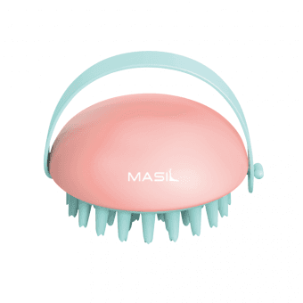 MASIL masāžas ķemme galvas ādas attīrīšanai un stimulēšanai HEAD CLEANING MASSAGE BRUSH, 1 gab.