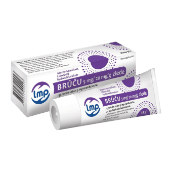 BRŪČU ZIEDE 5 мг/20 мг/г мазь, 35 г