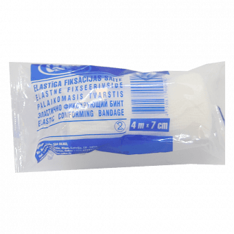 OLKO elastīga fiksācijas saite, 4m x 7cm, 1 gab.