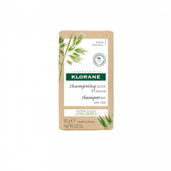 KLORANE твердый шампунь с овсом, 80 г