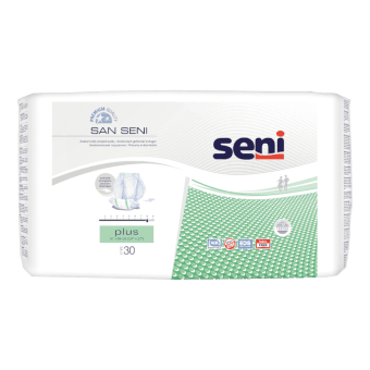 SENI SAN anatomiskas formas ieliktņi PLUS, 37x69 cm, 30 gab.