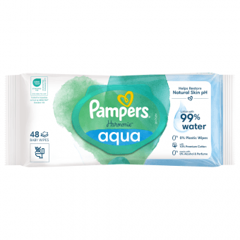 PAMPERS mitrās salvetes HARMONIE PF, 48 gab.