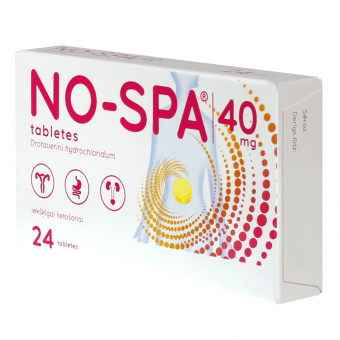 NO-SPA 40 mg tabletes, N24