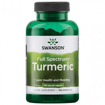 SWANSON Куркума, 100 капсулы