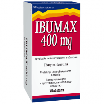 IBUMAX 400 mg tabletes, N50