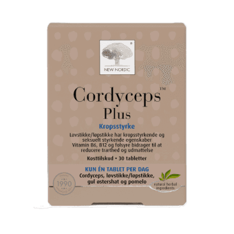 NEW NORDIC tabletes CORDYCEPS PLUS, 30 gab.