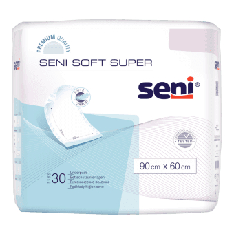 SENI SOFT SUPER absorbējošie palagi, 60x90 cm, 30 gab.