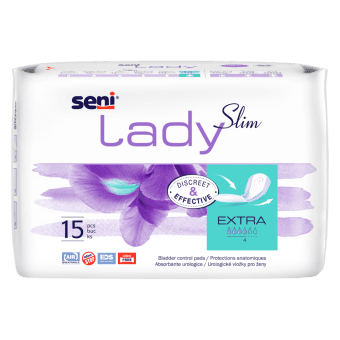 SENI LADY uroloģiskie ieliktnīši sievietēm EXTRA, 4 piles, 15 gab.