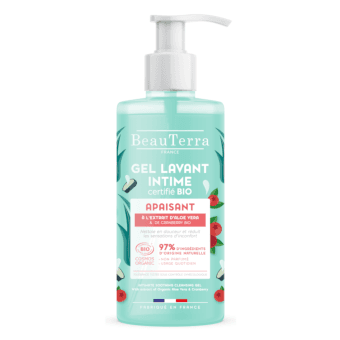 BEAUTERRA BIO remdējošs mazgāšanās gels intīmajai zonai, 500 ml