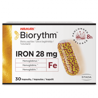BIORYTHM IRON, 30 kapsulas