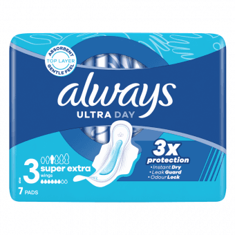 ALWAYS higiēniskās paketes ULTRA NIGHT, 7 gab.