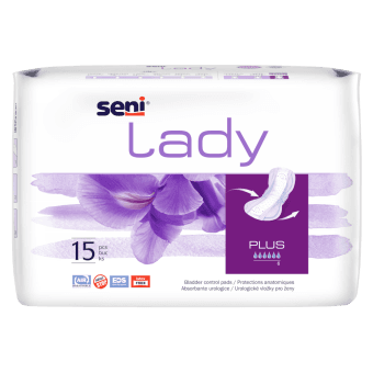 SENI LADY uroloģiskie ieliktnīši sievietēm PLUS, 6 piles, 15 gab.