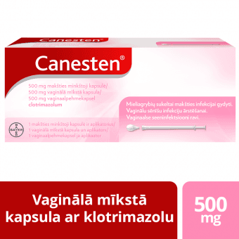 CANESTEN 500 mg vaginālā mīkstā kapsula, N1