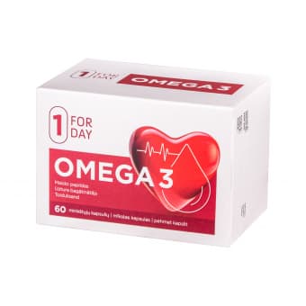 FORDAY OMEGA 3, kapsulas, 60 gab.