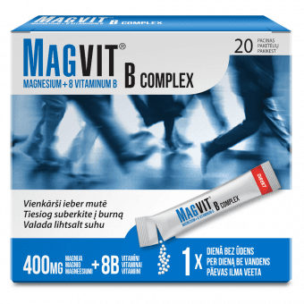 MAGVIT B COMPLEX granulas, 20 paciņas