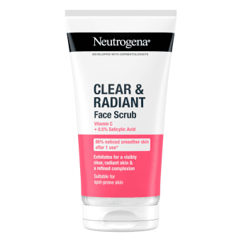 NEUTROGENA скраб CLEAR&RADIANT, 150 мл
