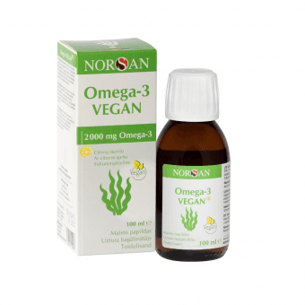 NORSAN масло со вкусом лимона OMEGA-3 VEGAN, 100 мл