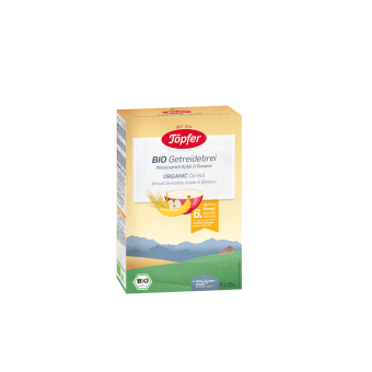 TOPFER каша манная яблочно-банановая с 6 мес.,экологическая, 175 г