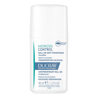 DUCRAY pretsviedru dezodorants ar rullīti 48h HIDROSIS CONTROL, 40 ml
