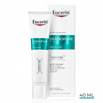 EUCERIN matējošs fluīds DERMOPURE CLINICAL, 40 ml